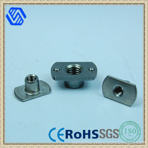 Weld T-Nut with Cylinder Neck